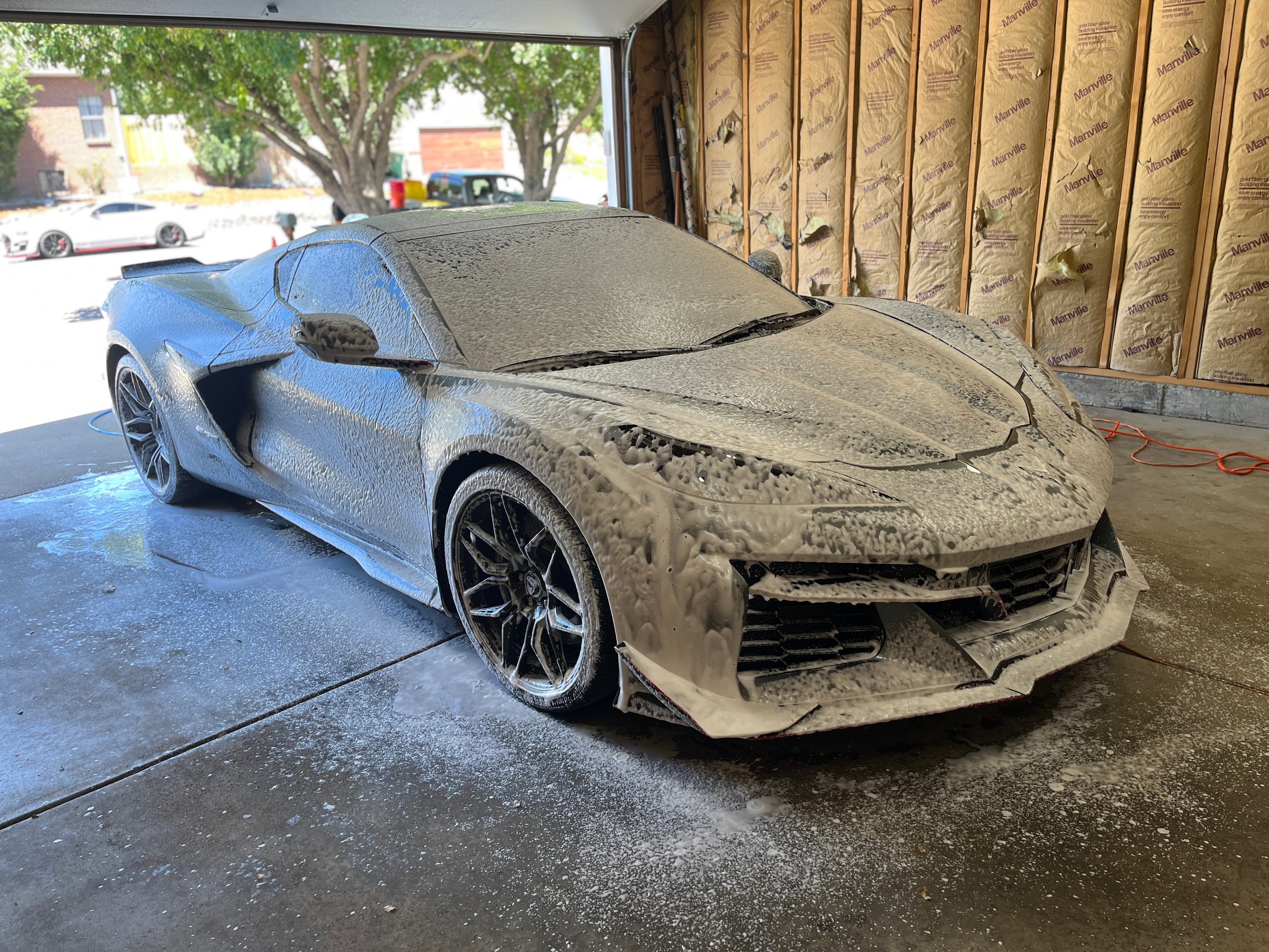 Corvette Z06 — Foam Wash
